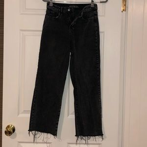 Wide Legged Black Jeans